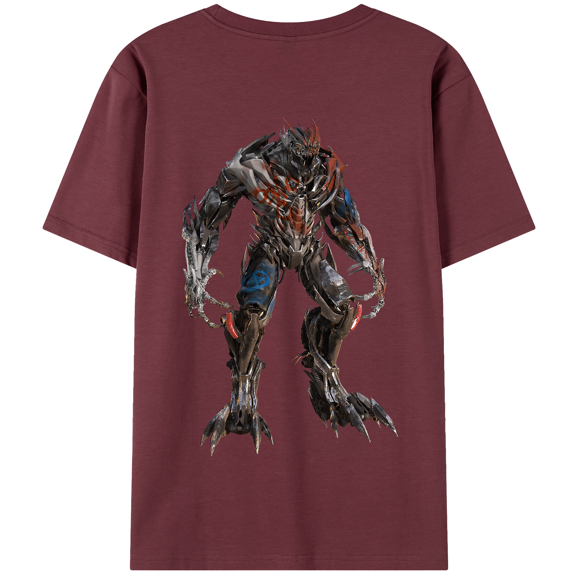 （画像用） Transformers トランスフォーマー 綿100％半袖Tシャツ（背面プリント）
